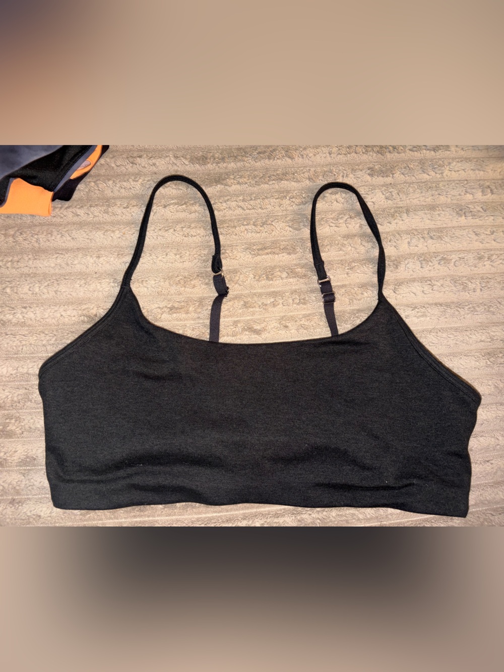 Vuori Black all the feels Adjustable-Strap bra